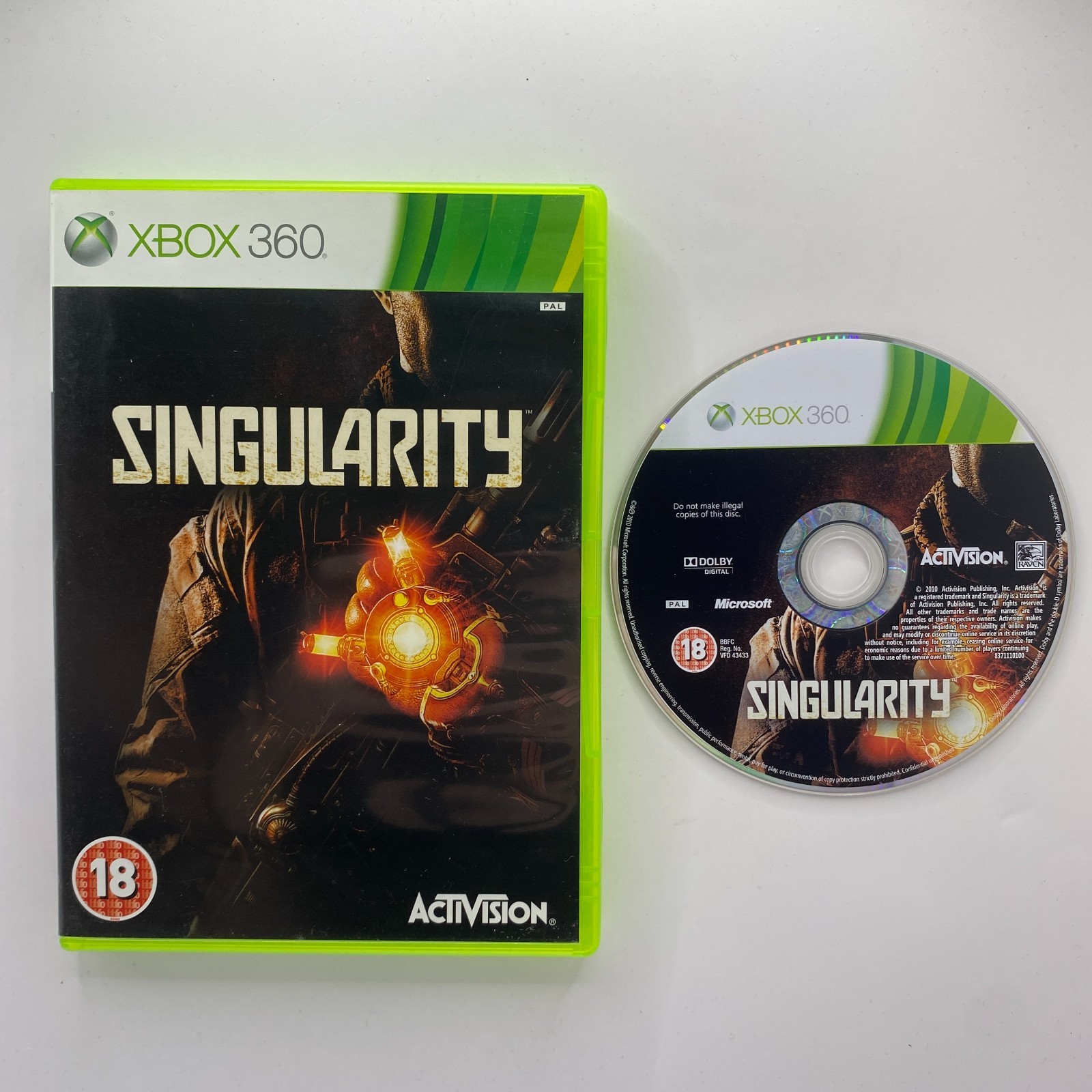 Singularity Xbox 360 No Manual