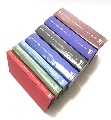 Harry Potter Komplett Hardcover 1. Auflage, Erstdruck Deluxe Set - J.K. Rowling