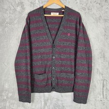 An Original Penguin by Munsingwear 100 Lambswool Cardigan Sweater Mens XL