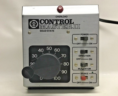 Vintage MRC Control Master II Solid State Train Transformer G/HO/N Guage 120V