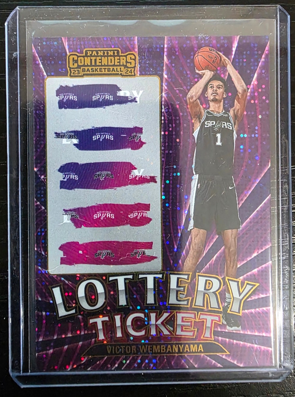 2023-24 Panini Contenders Victor Wembanyama RC Lottery Ticket #1