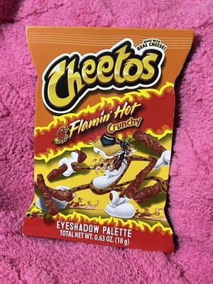 Flamin Hot Cheetos Eyeshadow Makeup Palette With Mirror