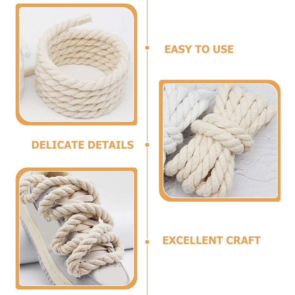 APL 2 pezzi scarpe in corda intrecciata sneaker lacci per scarpe da uomo scarpe da ginnastica