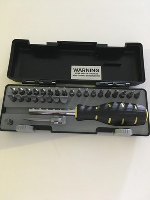 Wheeler Space Saver Gunsmithing Screwdriver Set with 26 Bits and Magnetic Handle