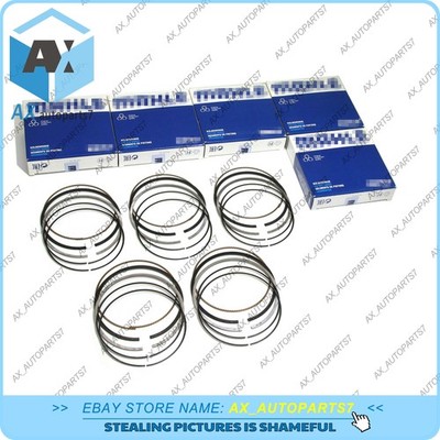 5x MAHLE Piston Ring Set STD Φ81mm For Volvo S80 S60 XC60 2.0 L5 B5204T8 B5204T9