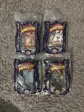 Universal Studios Monsters Burger King Kids Toy Set Dracula Wolfman Black Lagoon