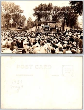 RPPC Tulip Time Festival Pella IA Photo Postcard