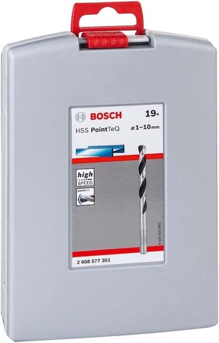 Bosch Professional HSS Spiralbohrer PointTeQ Set Zubehör Metall ProBox 19tlg - Bild 2 von 12