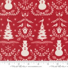 WINTER FRIENDS by Deb Strain Moda 56133 17, Sld by 1/2 Yard and Cut Continuous