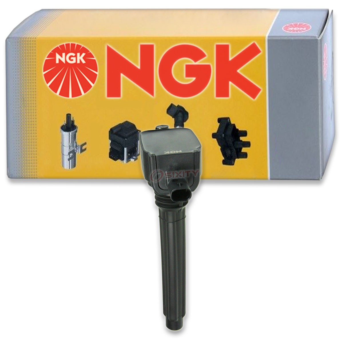 NGK 48755 U5187 Ignition Coil for UF648 UF-648 IC751 GN10616 E1148 5149168AI kh