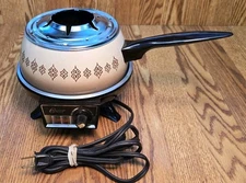 Vintage Oster Electric Fondue Set Model 701-03A Tested Works Excellent 