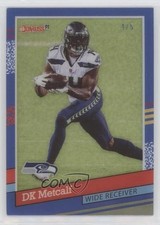 2021 Panini Clearly Donruss Retro 1991 Holo Gold 4/5 DK Metcalf #91-8 0b2