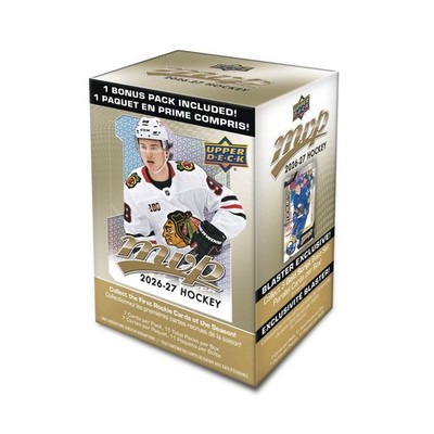 2026-27 Upper Deck MVP NHL Hockey 77ct. Blaster Box | Factory Sealed