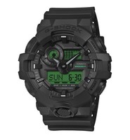 Casio GA-700BEG-1AER G-Shock Herrenuhr Ana-Digi Schwarz / GrüN Ø53Mm