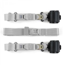 JP Wagoneer 1963 - 1991 Standard 3pt G/G Retractable Bench Seat Belt Kit - 3 Bel