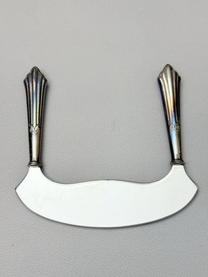 WMF,Modell 900 Fächermuster Wiegemesser,Silberauflage