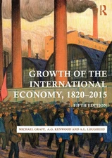Growth of the International Economy, 1820-2015 - paperback Graff, Michael