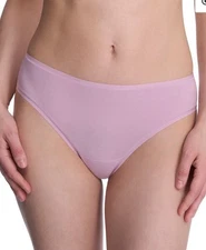 Natori Bliss Bare Lilac Drea Thong Size L Seamless Soft Stretch Underwear New