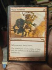 Mtg Mass Hysteria Mirrodin Regular The List