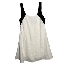 Lulus Womens S Colorblock Mini Dress V-Back Sleeveless Modal Preppy Night Out