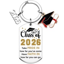 2026 Graduation Gifts for Her Him Keychain Small, A01-graduation