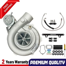 Billet Turbo Charger+Oil Feed Line+Support Brackets For Ford Falcon BA XR6 4.0L