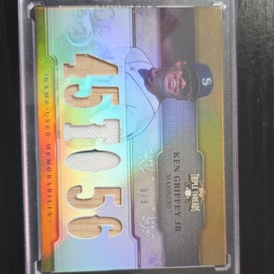 2014 Topps Triple Threads Relic Gold Ken Griffey Jr. Game Used Mariners 8/9