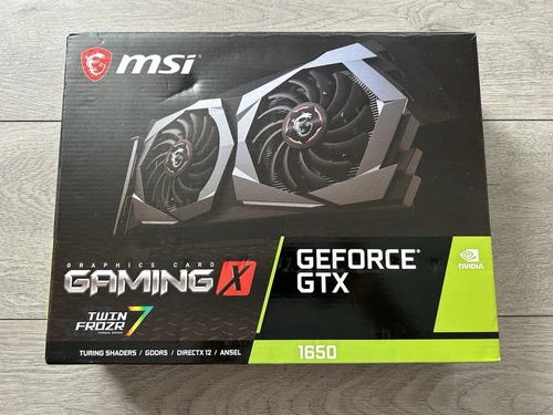 MSI GeForce GTX 1650 D6 Gaming x Graphics Card NVIDIA 4 GB GDDR5