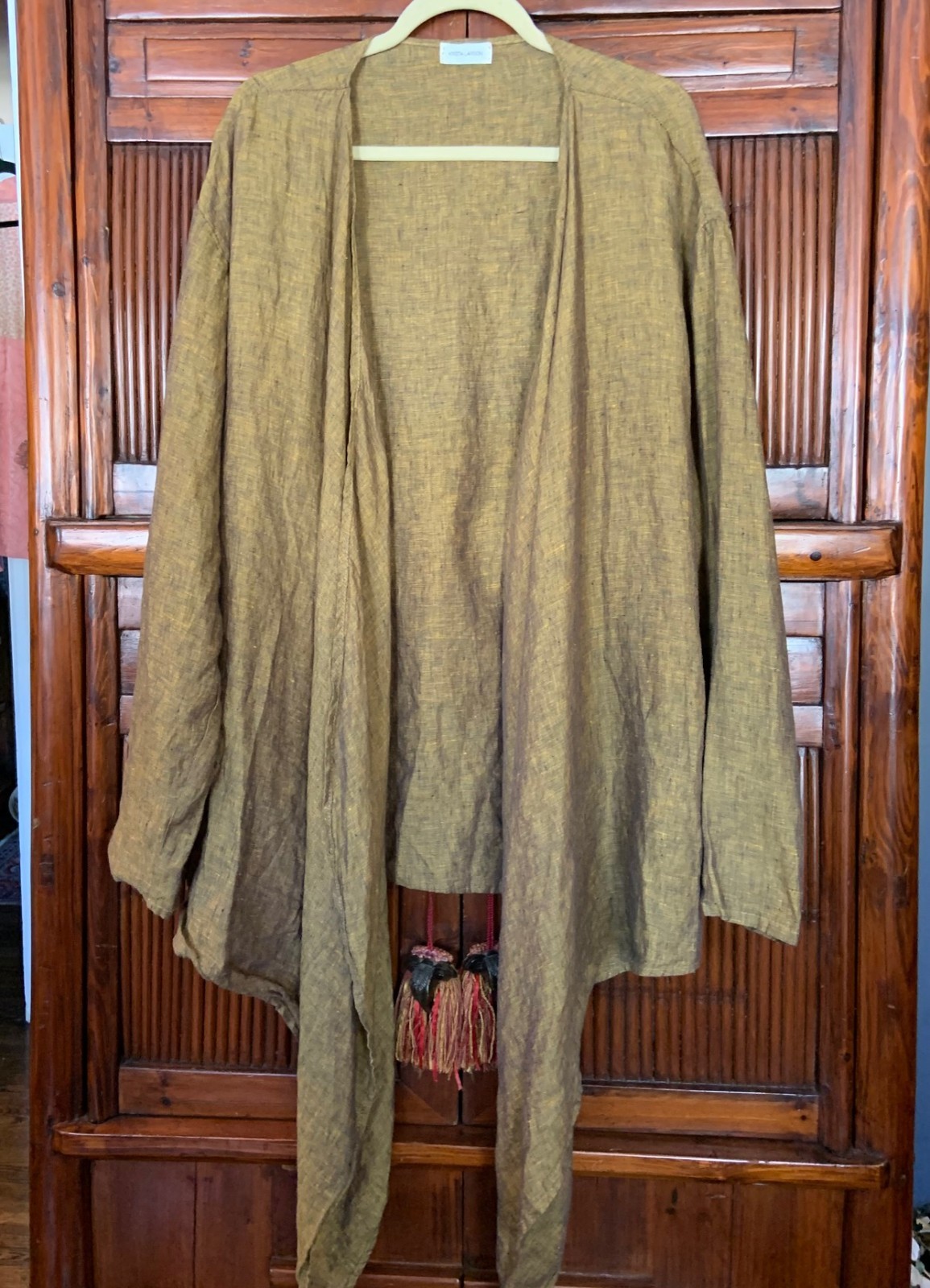 Krista Larson Basic Jacket in Umber Linen - image 1