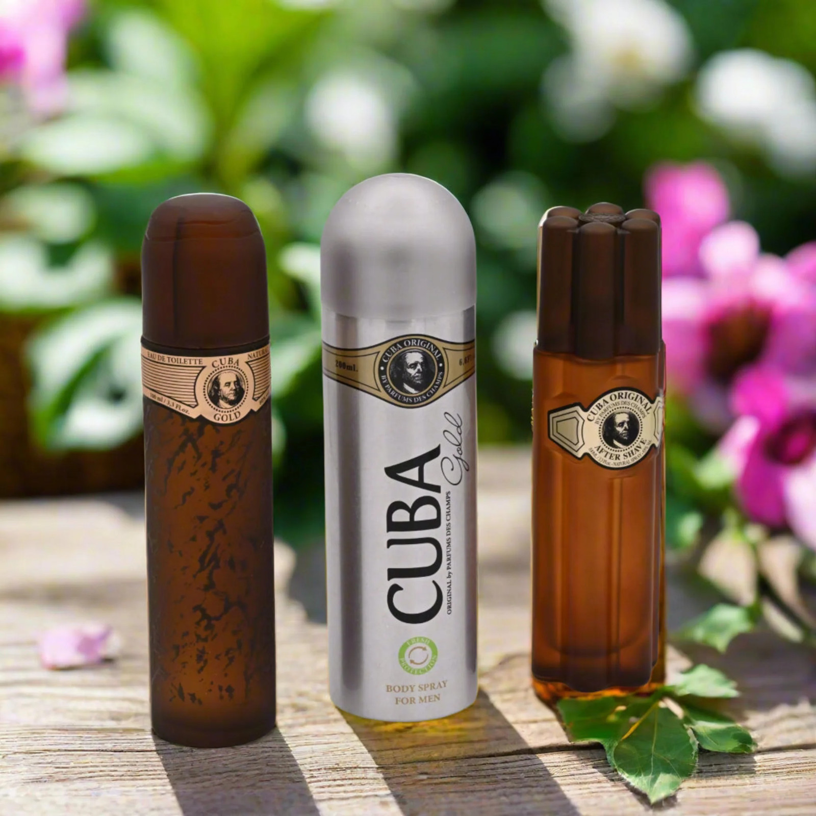 Cuba Gold by Cuba cologne for men 3 pcs gift set New in Box