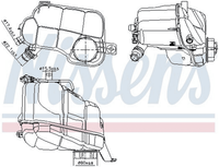 AusgleichsbehäLter KüHlmittel FüR Volvo S60 II S80 V60 I V70 III