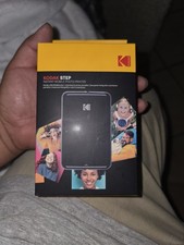 Kodak Step Mobile Instant Photo Printer, Portable Zink 2x3 Mini Printer, Black