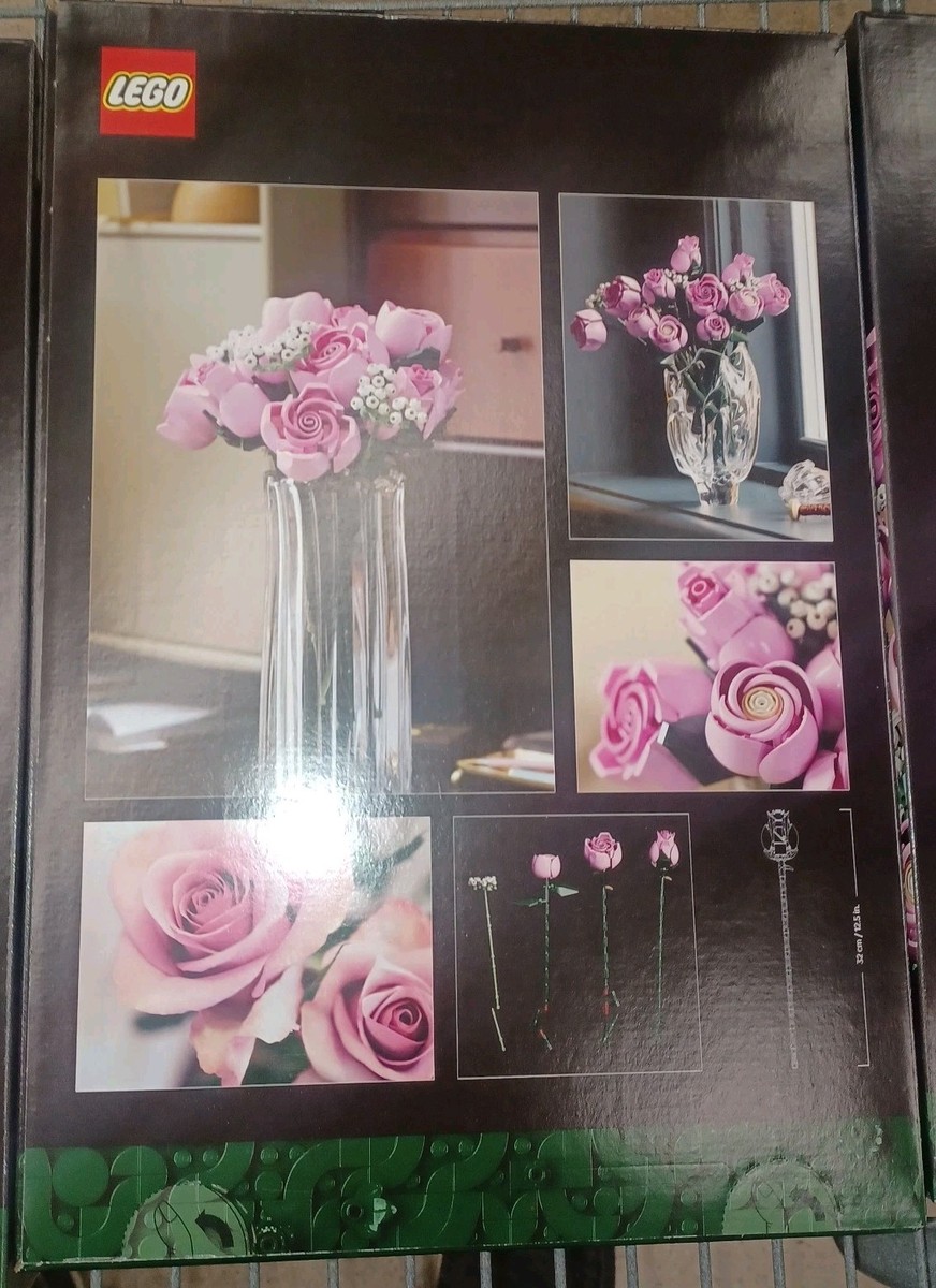 LEGO The Botanical Collection Bouquet of Pink Roses 10374, NEW