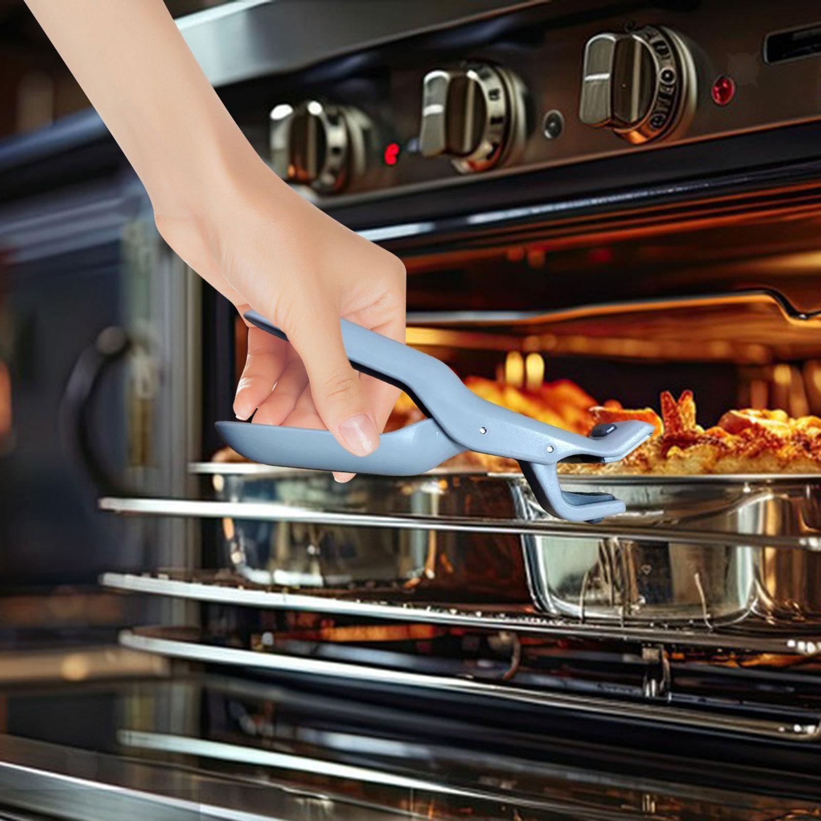 Hot Plates Gripper,Clip Dish Clamp Plate Retriever Tongs,Kitchen Pan Gripper for