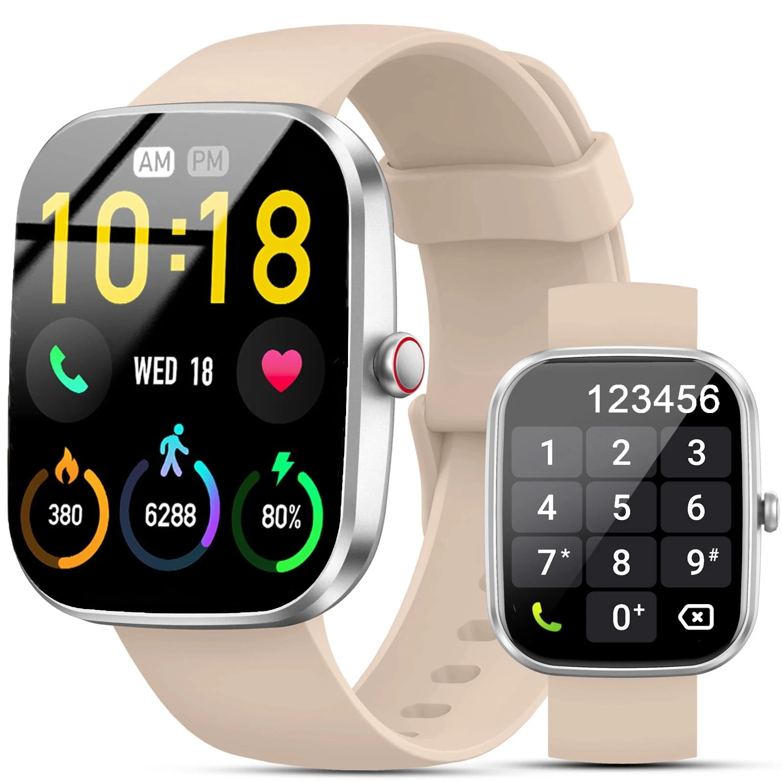 for Men (Answer/Make Calls), 1.96" HD , Fitness Tracker with 110+ Sport Modes...