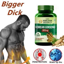 Organic Extra Strength Red Korean Panax Ginseng, 800 mg Strength