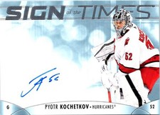 Pyotr Kochetkov signed Hockey Card 2024 Upper Deck Sign of the Times #SOTTKO