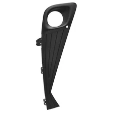 Replacement Black Textured Polypropylene Front Passenger Side Fog Light Bezel