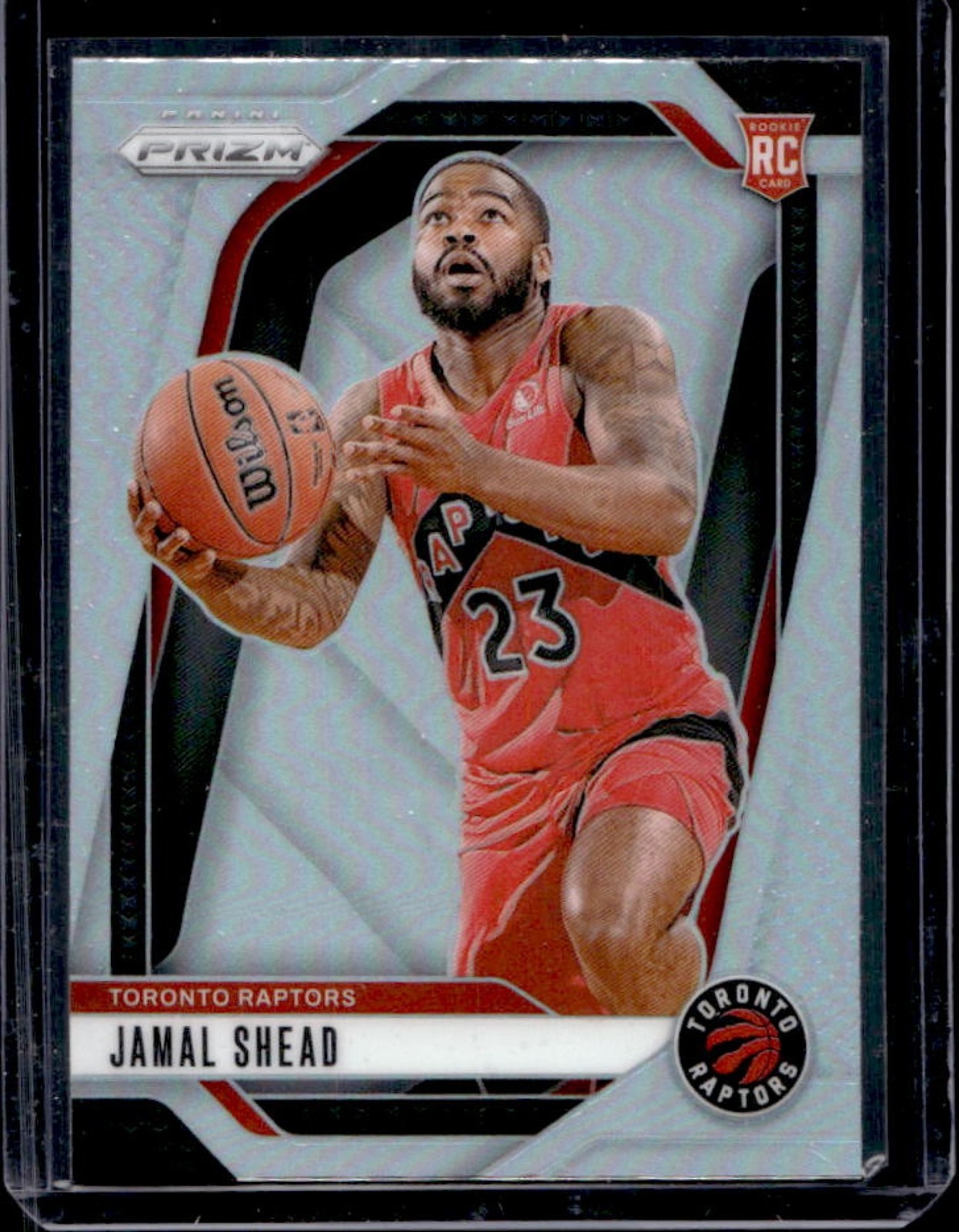 2024-25 Prizm Jamal Shead RC Silver Rookie #241 Raptors