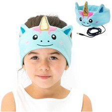 Comfy Kids Headphones - Washable Headband Earphones for Safe Travel  Fun