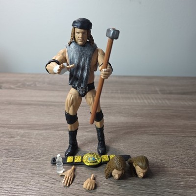 WWE Ultimate Triple H King of Kings Action Figure Sledgehammer Belt Accessories