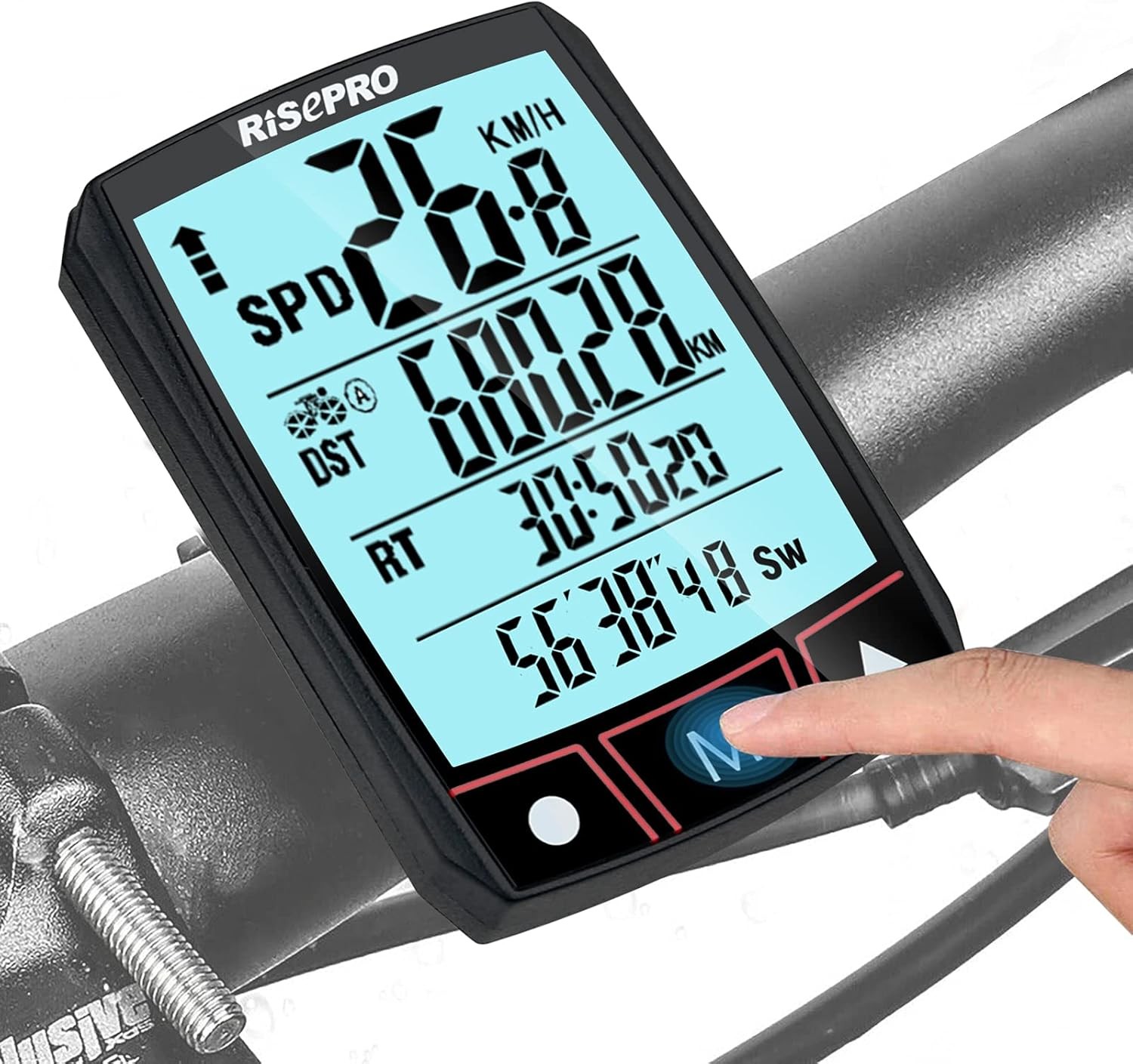 S - Waterproof Digital Bike Computer