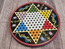 Ohio Art Chinese Checkers Metal Tin Board Gam...