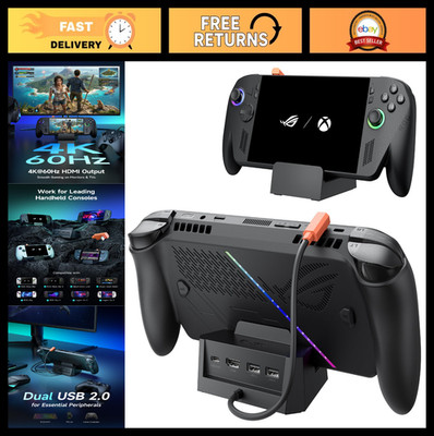 4-in-1 USB C Dock for Handheld Gaming, HDMI 2.0 4K@60Hz, 100W PD, 2 USB 2.0 Port