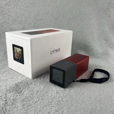 Lytro Model A1 Light Field Digital Camera Red 16GB Point Shoot Tested