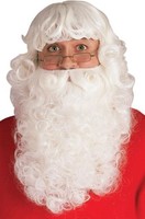 Deluxe Weihnachtsmann Bart Und PerüCke Set