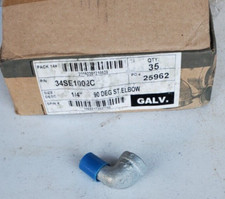 1/4" NPT Thread 90 Degree Elbow 150 Malleable Iron Galvanized Pipe Fitting
