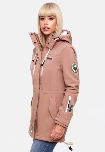 Marikoo Zimtzicke Damen Softshell Outdoor Jacke Übergangs Funktions Regen Mantel - Bild 54 von 218