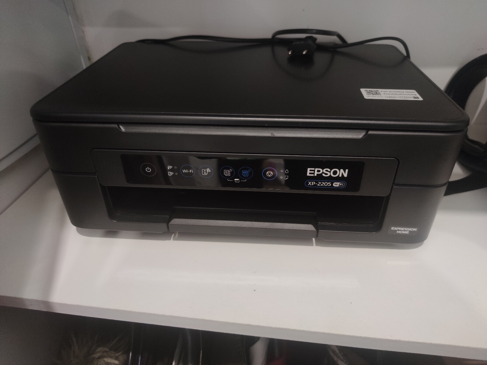 Imprimante EPSON Home XP-2205 jet d'encre 3-en-1 couleur compacte