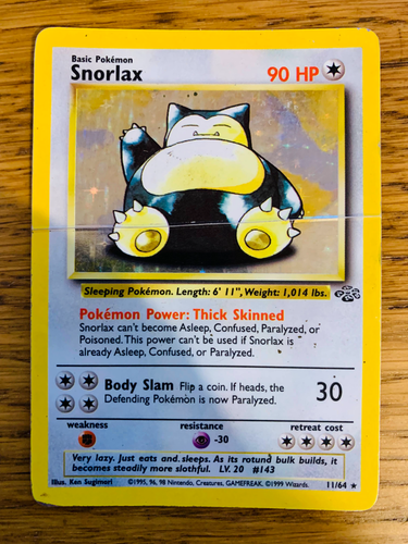Snorlax (11/64) Holo Jungle Set Pokemon Card! FAST & FREE P&P! - Picture 55 of 78